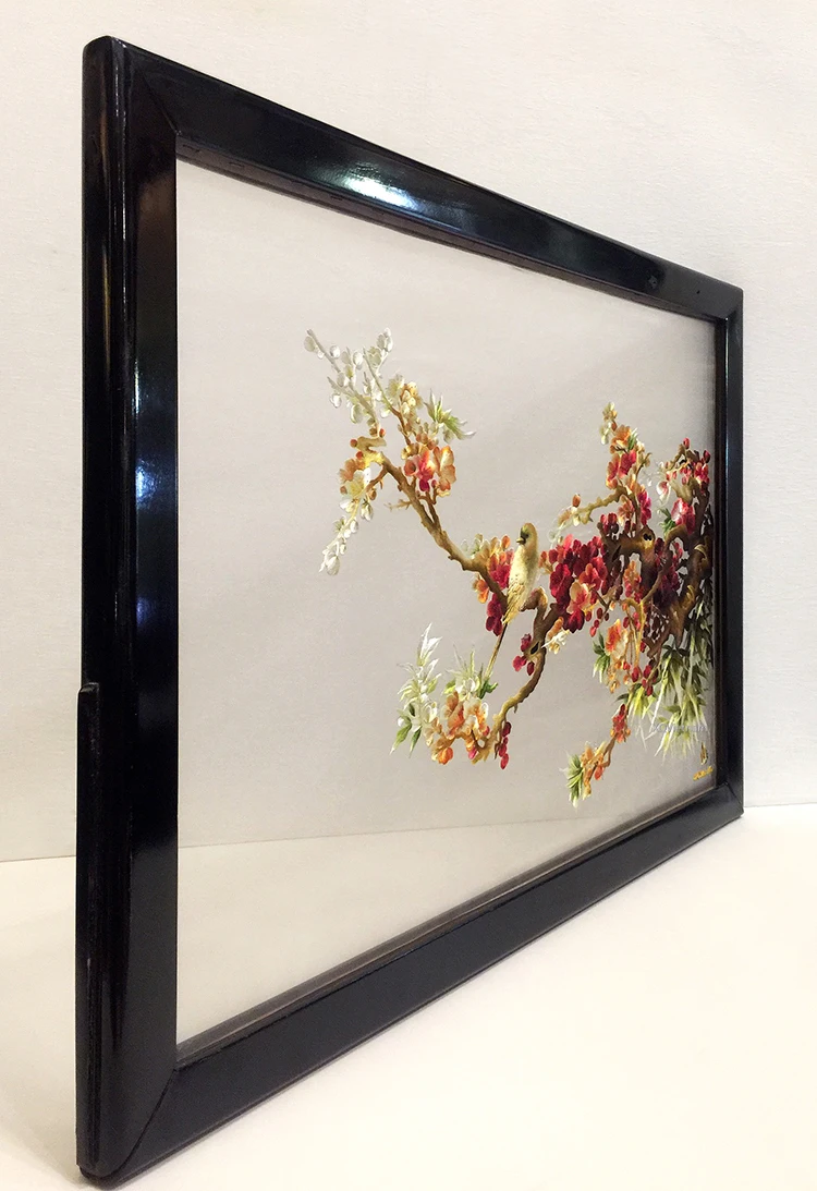 Роскошные подарочные и декоративные картины с изображением цветущего счастья богатства двусторонняя вышивка