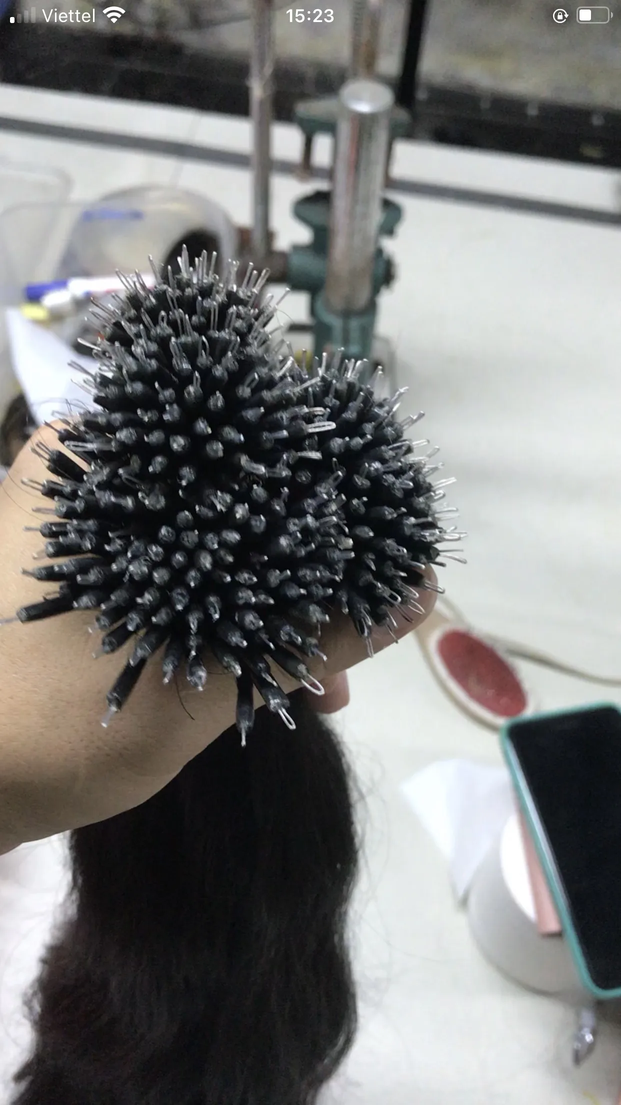 [Топ] высококачественные нано-кольца для наращивания волос необработанные натуральные волосы вьетнамские