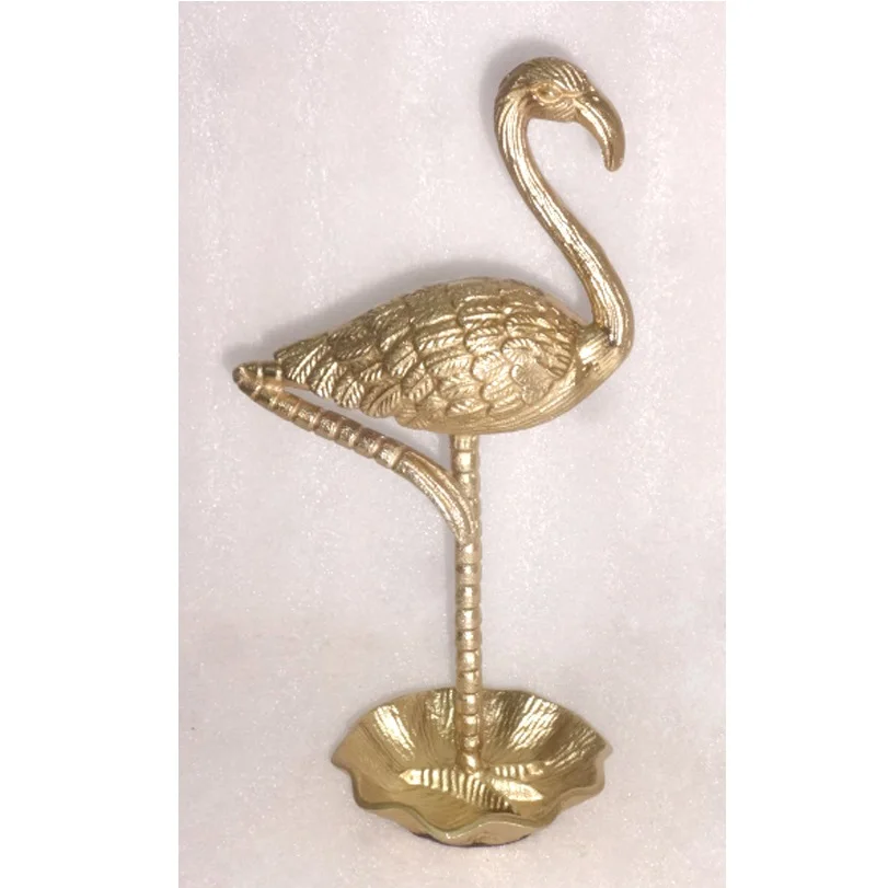 Домашний Декоративный позолоченный/латунный столешница в виде лебедя