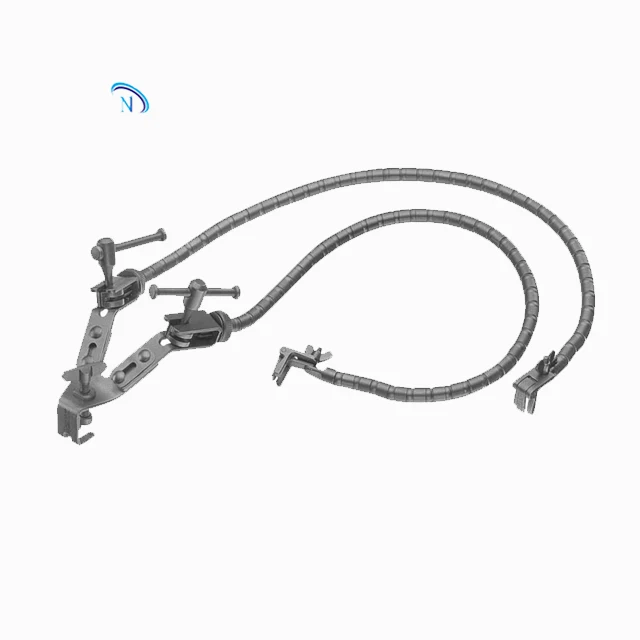 Ретрактор мозга LEYLA с двумя руками крепится к операционному столу