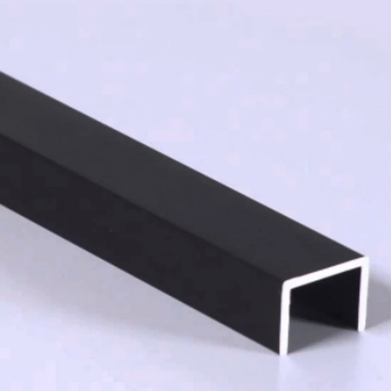 V-образные профили черные экструзионные алюминиевые