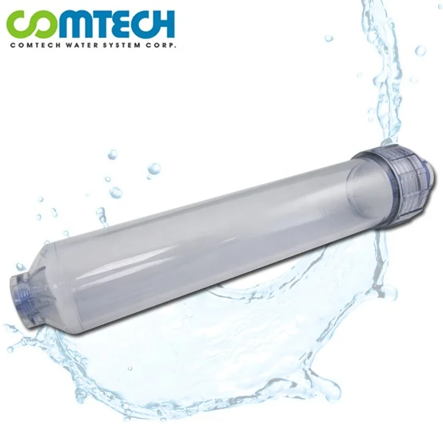 In-Line Water Filter Cartridge Housing