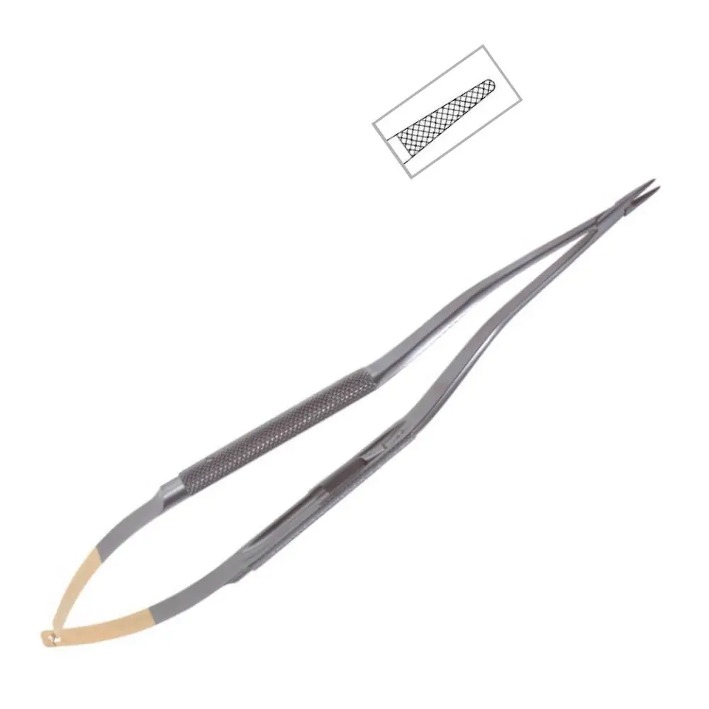 Castroviejo Tebbetts промежуточный байонетный держатель иглы 20 см вставка из карбида вольфрама