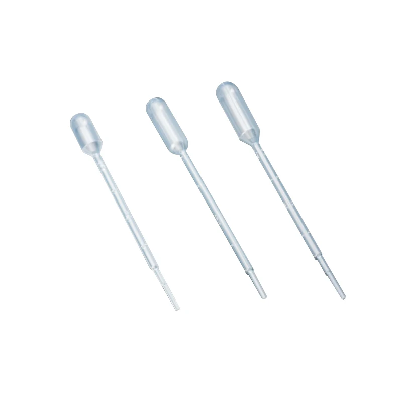 Lab Medical 0.2/1/3/5 ml Transparent Disposable Plastic Dropper Transfer Pasteur Pipette