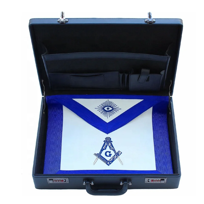 Masonic Gloves Apron Freemason mason regalia briefcase