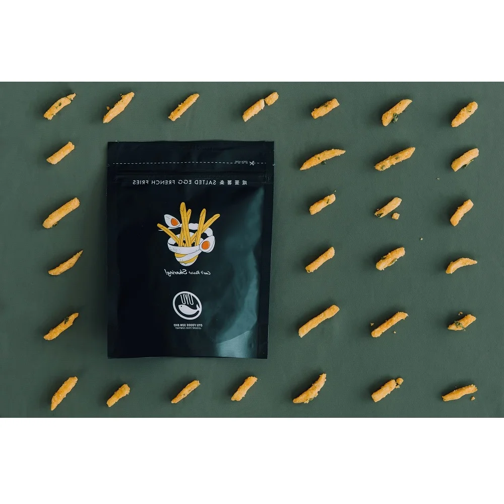 
All Age Malaysia Origin Hard Texture 150g Salted Egg Flavor Shelf Life 12 Months French Fries 