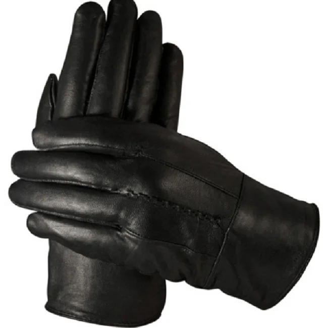 2022 latest fashionable 100% cashmere leather gloves and mittens customized color size style ODM
