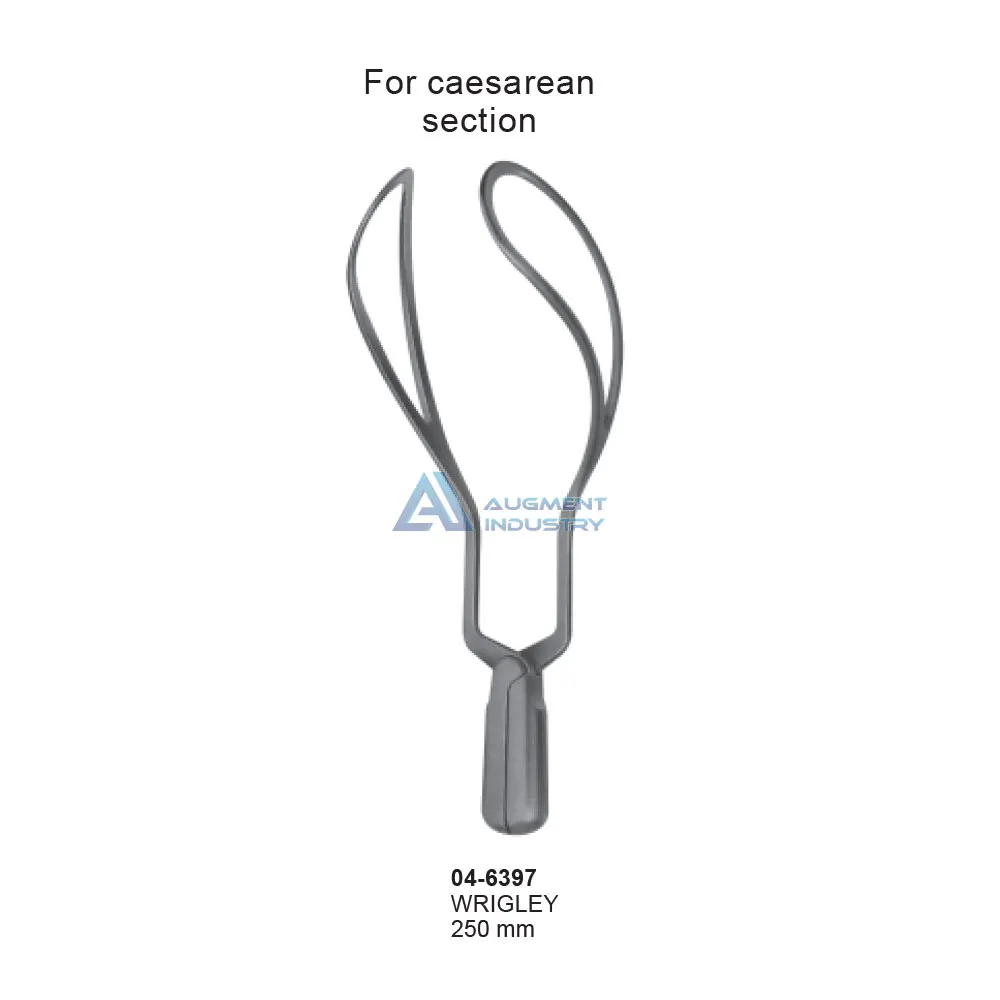 WRIGLEY Obstetrical Forceps For caesarean section 250MM Obstetrics & Obstetrical Forceps Stainless Steel Surgical Instruments