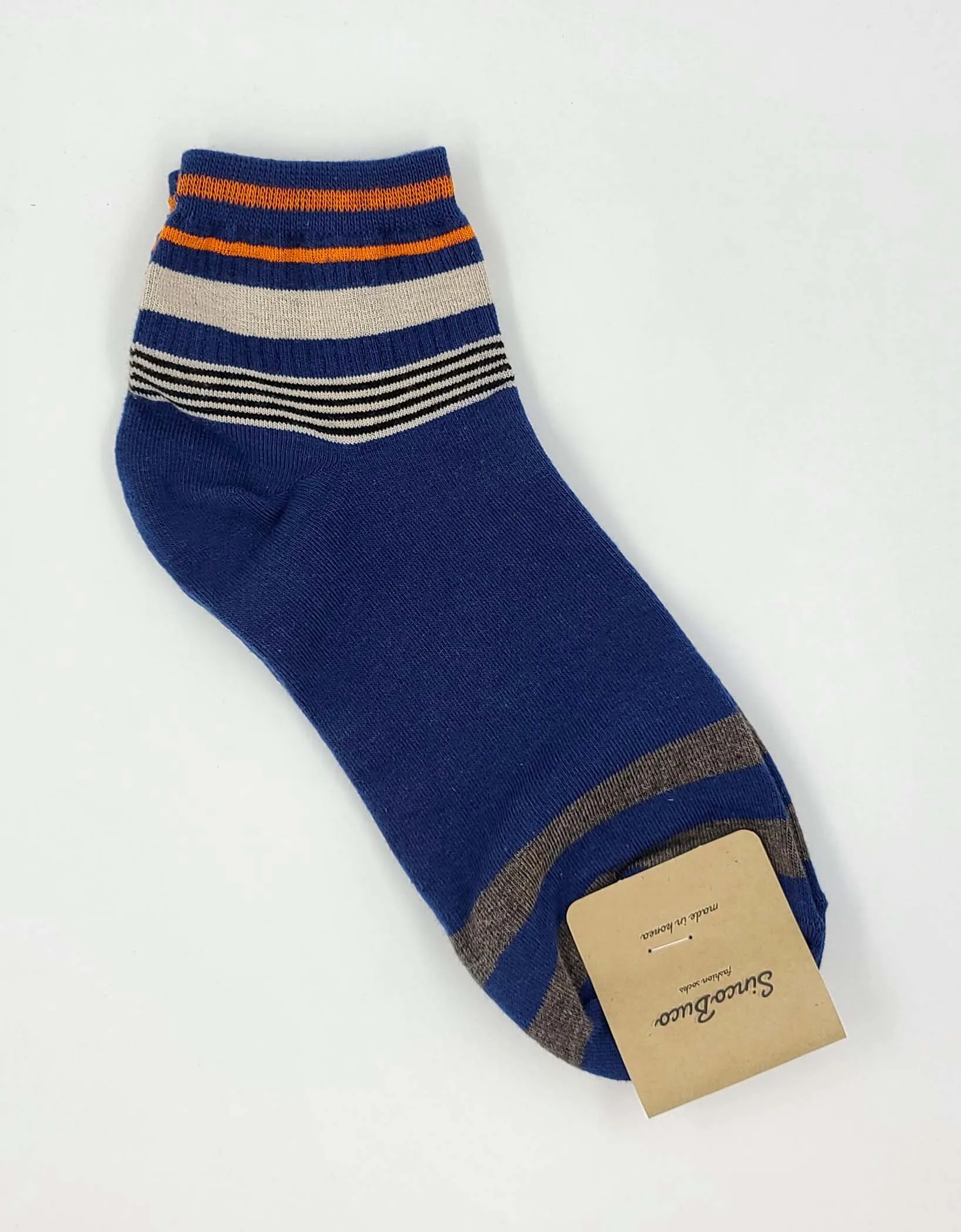 OEM Korean High Quality Custom Designer Fashion Men Ankle Socks