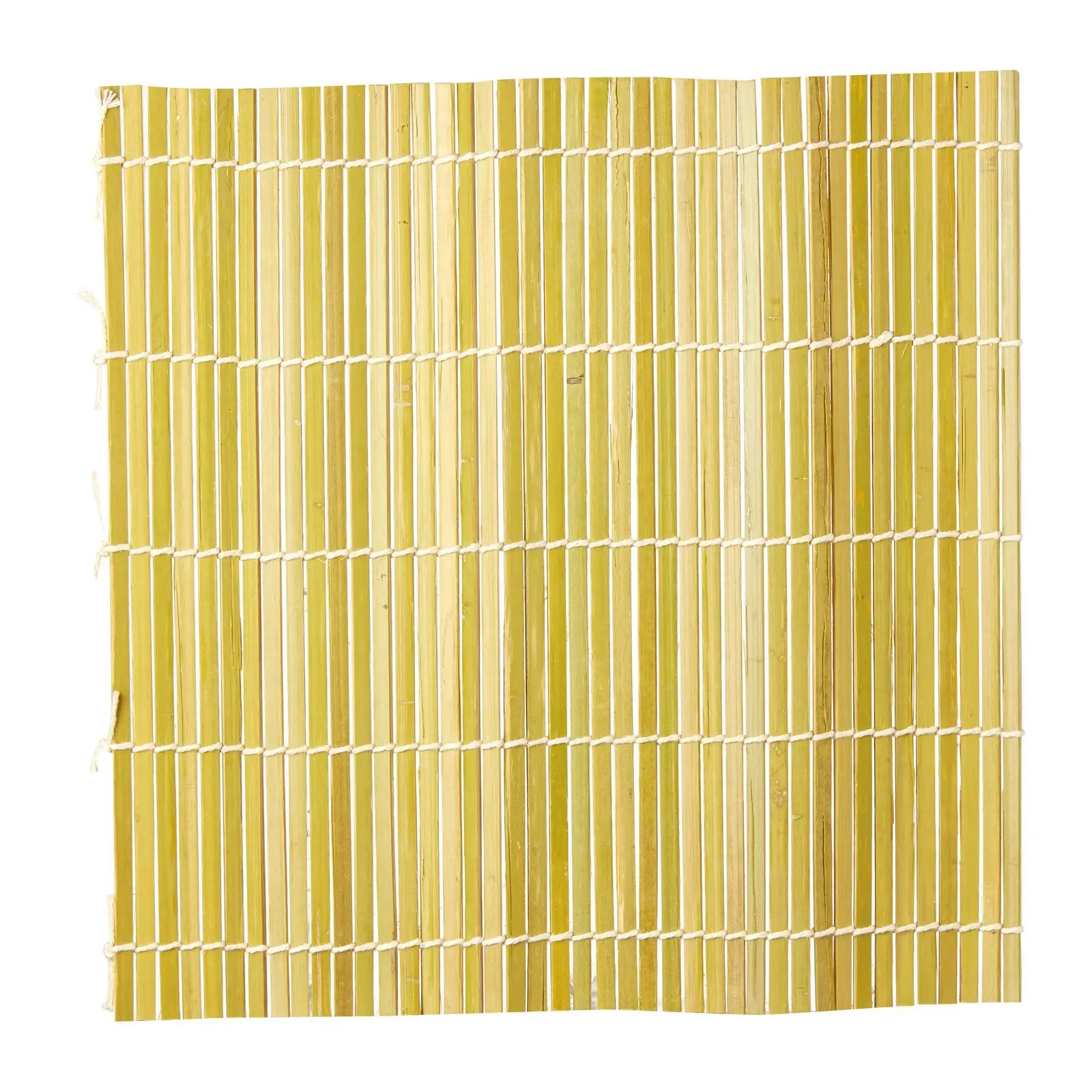 High Quality Environment Friendly Materials Green Skin Bamboo Kimbap Sushi Mat with Size 24x24cm from Taiwan