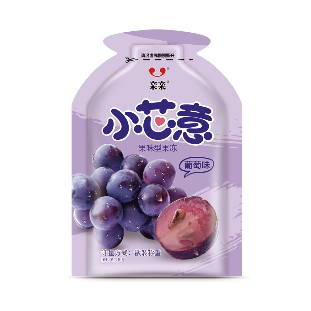 Небольшая упаковка желе с ароматом винограда 20 г * 6/подходит для детей/легко потребляется/Модная закуска/фруктовое