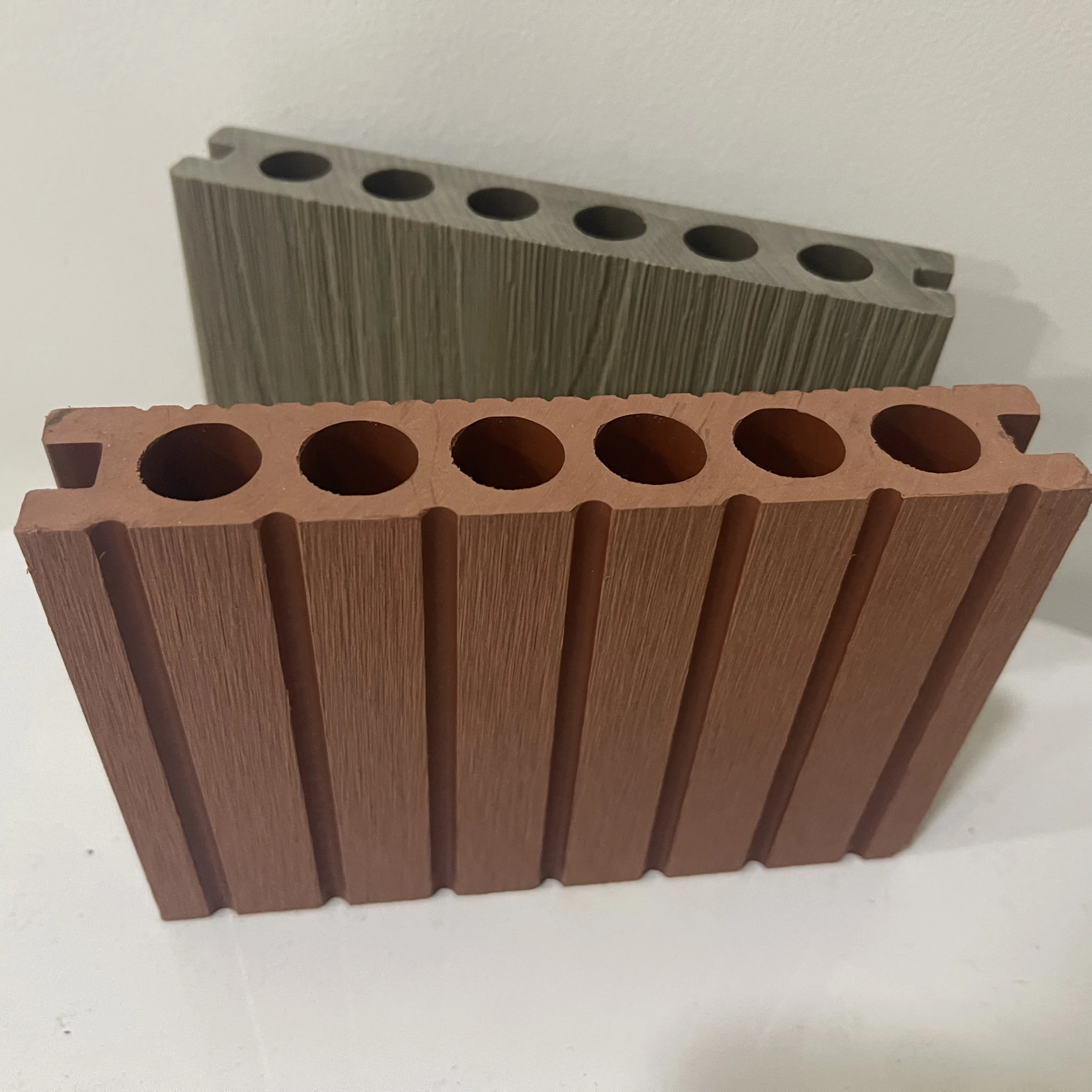 Factory Indoor Decor Wood Plastic Composite PVC Coating Cladding Fluted Wall Board WPC Interior Wall Panel