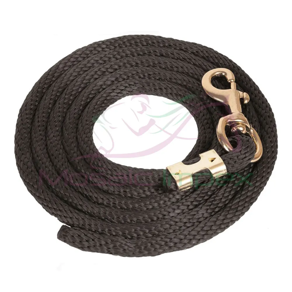 New Soft Long Nylon Horse Lead Ropes With Hook horse lead ropes rope halter and leadcotton horses weaver with cotton for leather