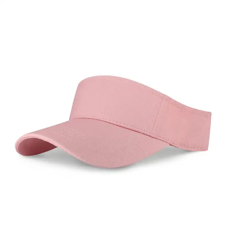 Plain Visor Hat Custom Color Logo Visor Hat Choose Your Own Color 100% Cotton Custom Color Logo Visor Hat