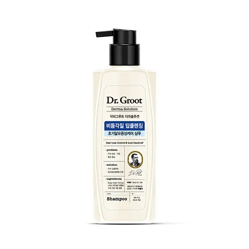 [Korean Hair Care] Dr. Groot Anti Hair loss Care / Hair loss Prevention Anti Dandruff Deep Cleansing Shampoo 400ml