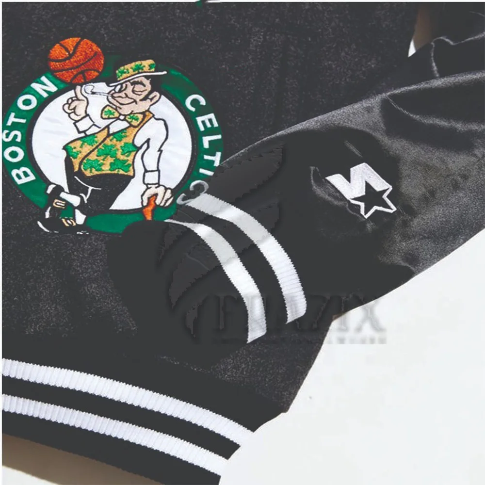 leather shoulder sleeve baseball flight letterman varsity jacket for men