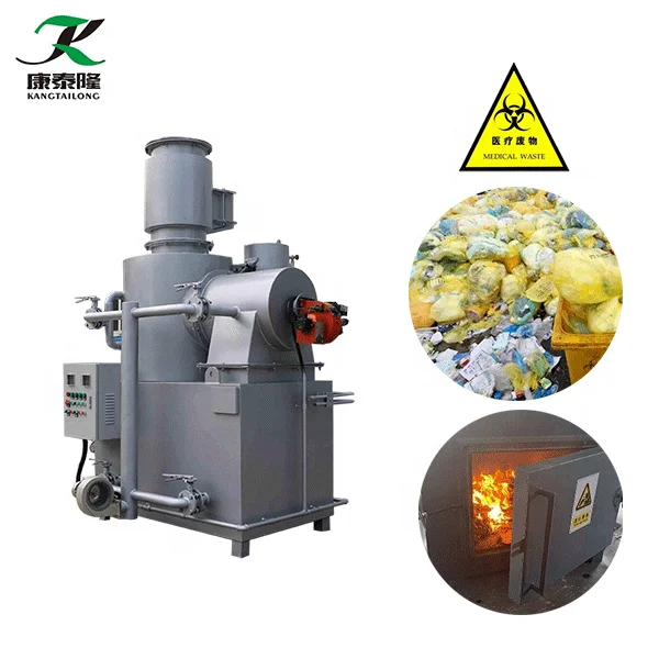 KTL100 Kg Small Electric Hospital Medical Waste Incinerator with CE Certificate
