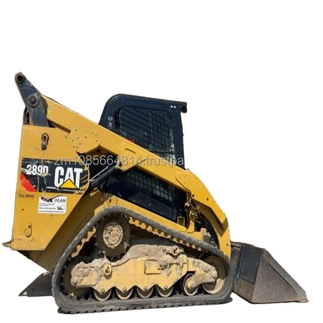  Подержанный вездеходный погрузчик cat 289d гусеничный с бортовым поворотом на