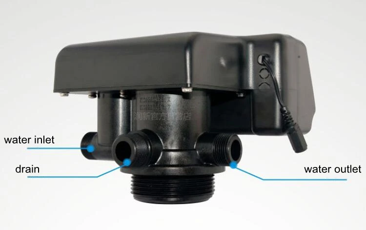  Автоматический регулирующий клапан для очистки воды Runxin электронный многопортовый промышленного Ro-завода 4 т/ч F67B1/B3