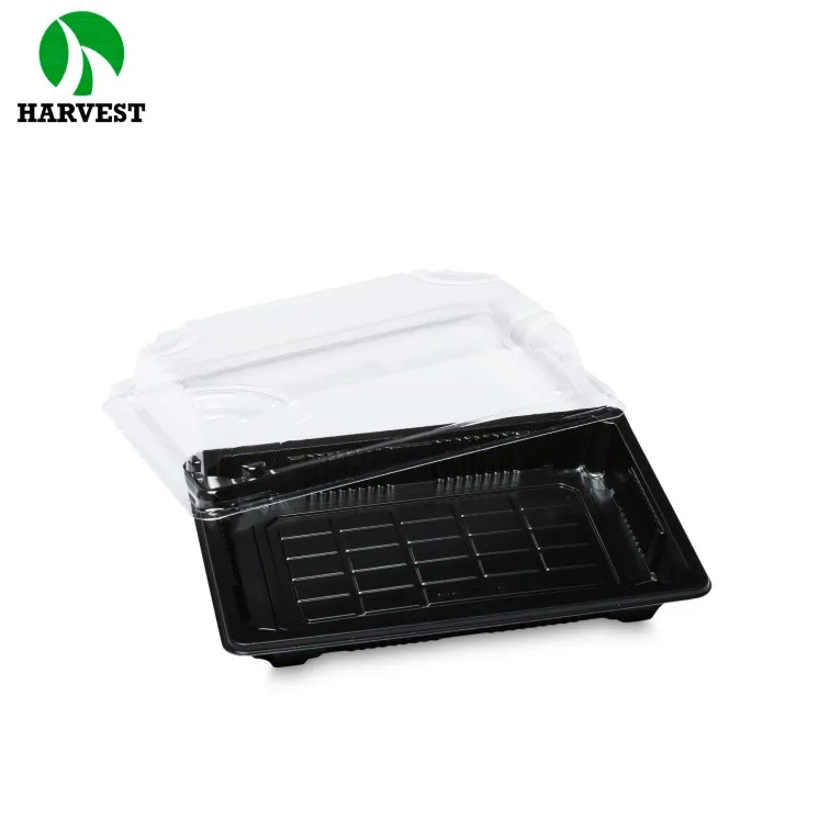 Earth Friendly Disposable Recyclable Plastic Takeaway Sushi Box