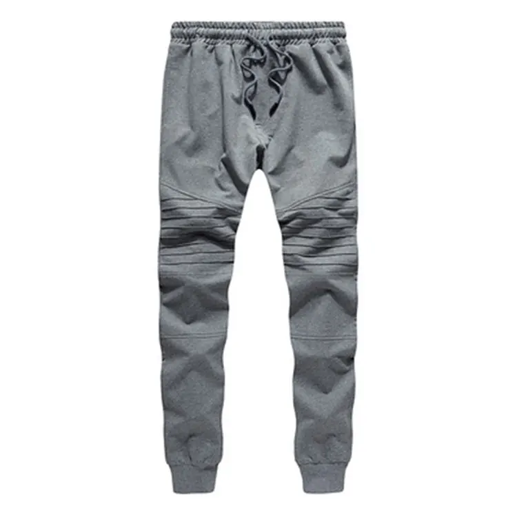  Оптовая продажа Мужские штаны из 100% хлопка с индивидуальным логотипом облегающие эластичные однотонные брюки нейлона