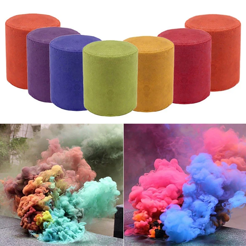 Smoke Effect Show Round Bomb Party Stage Studio Photography Props Magic Light Fog Smoke Cake fireworks