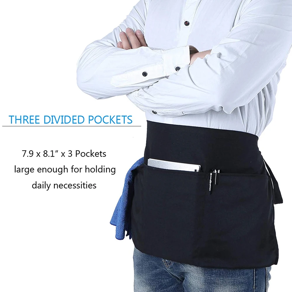 Custom Logo Printed Chef Cooking Apron with Pocket / Factory Price Direct Sales Latest Model Apron for Chef Customized Apron