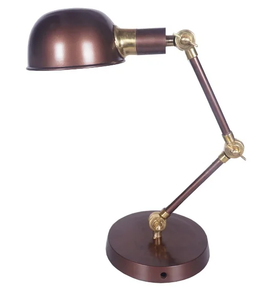 Modern Designer Adjustable Table Lamp with Cone-shaped Shade Iron Aluminum PC Body LED Light Source for Room House Decoration