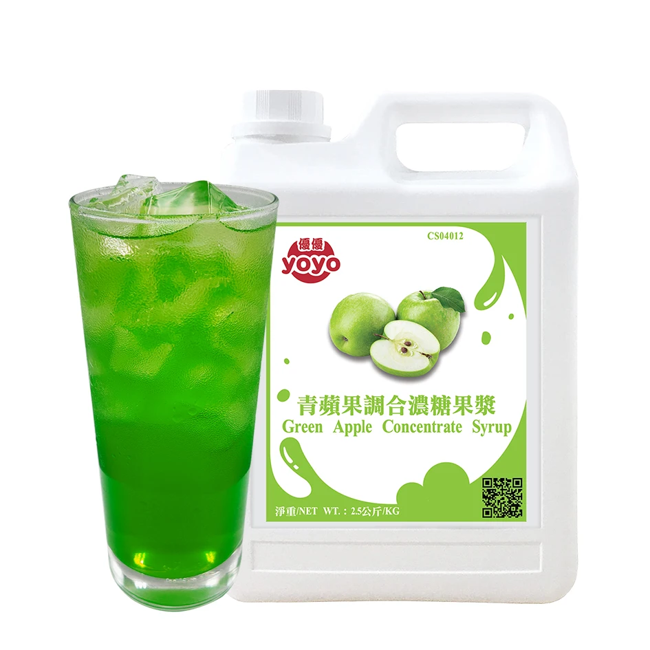 Фруктовый аромат концентрат сиропа зеленый яблочный фруктовый сок