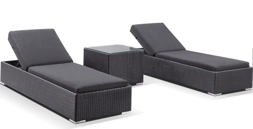 New Outdoor Furniture Rattan Sun Lounge Chair for Garden Relax