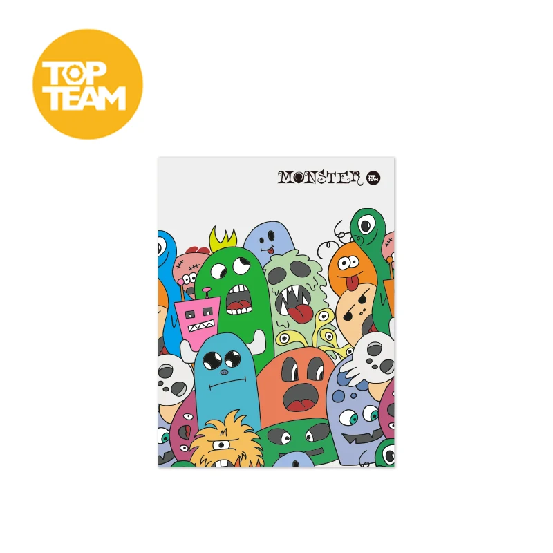 
TOPTEAM Display Book ,file Folder with 60 Views,fancy Printing MONSTER 30 Pockets Stationery 14042  (62024096405)