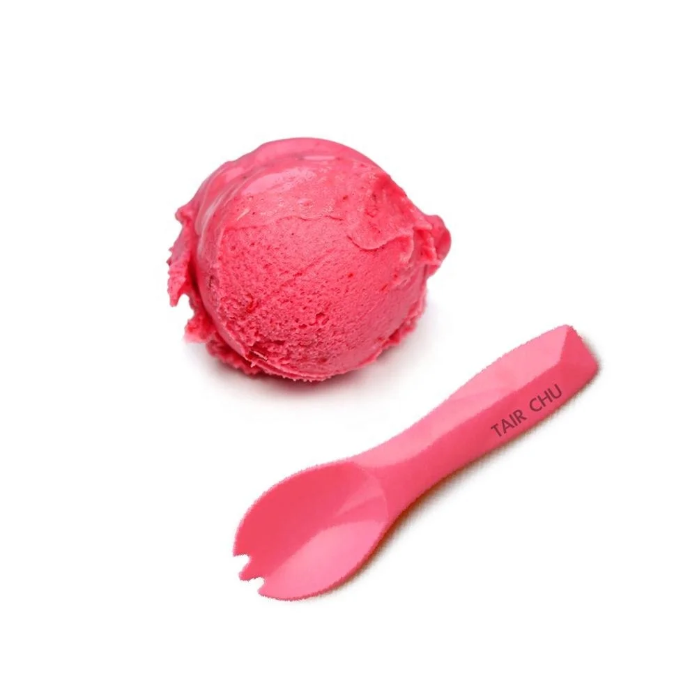 8cm Colorful Little Plastic Yogurts Spoon