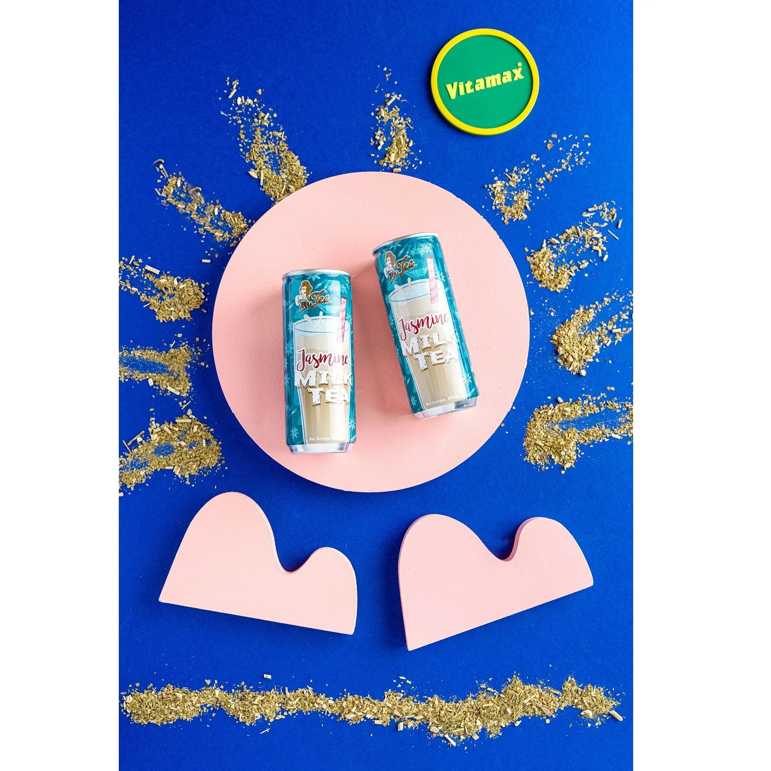 Flavor Ready To Drink Breakfast Tea Drinks Sugar Can (Tinned) Instant Flavor Drinks MR TEA Jasmine Milk Tea 240ml x 24c