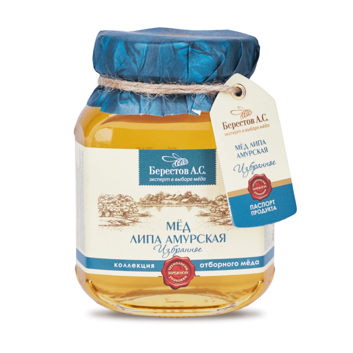 Натуральный мед Amur, Липовая коллекция, выбранная 500 г