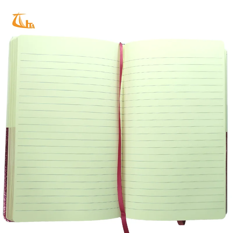 
B5 FSC suede leather embossed writing note book journal custom printing soft cover color edge for girls 