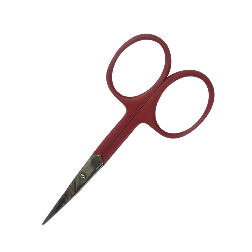 Beard Mustache Hair Dressing Scissors German Hair Cutting Stainless Steel Professional 420C Laser Bag Leather White Western Box