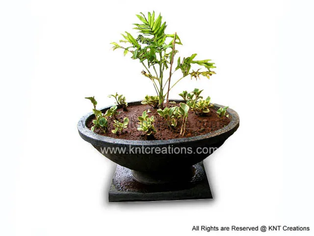 KNT Wholesale Attractive Large Big Huge Stone finish Hand Molded unbreakable Artificial Garden Pond for Water Lotus or Fish