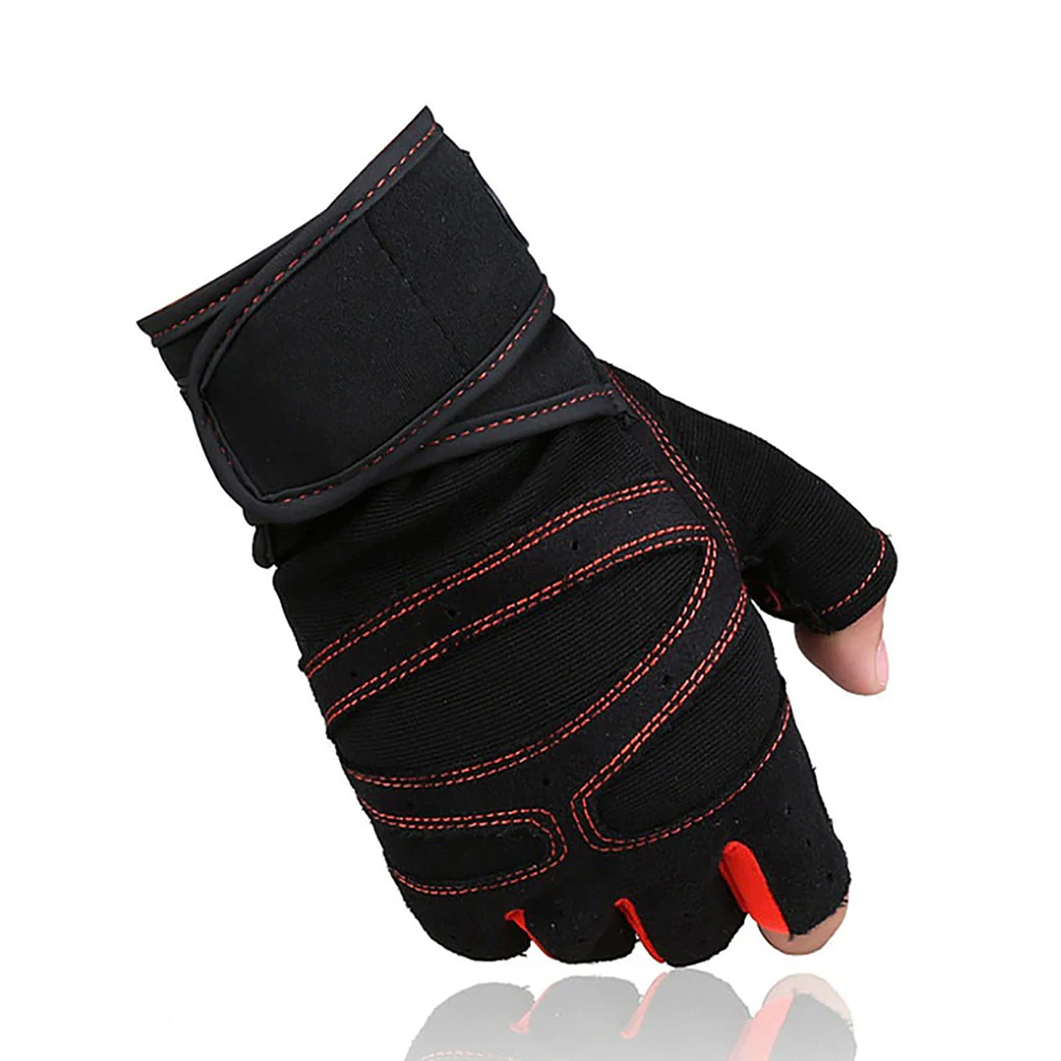 New Fashion Gym Gloves Body Building Weight Lifting Gloves Men Women Custom Exercise Protect Wrist Training Fitness Gloves