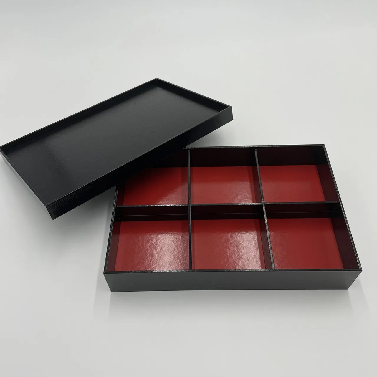 New design Japan style designer bento box take away food container compartment hotel restaurant to go delivery sushi packaging