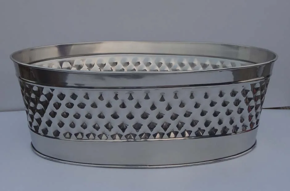 Double Wall Stainless Steel Wine Bucket Handmade Stainless Steel High Quality Beer and Wine Bucket