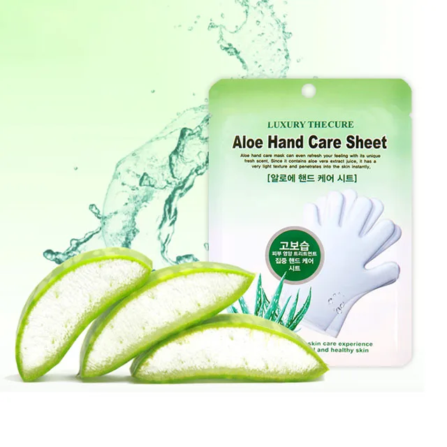 Популярный корейский продукт для ухода за руками лак с экстрактом алоэ
