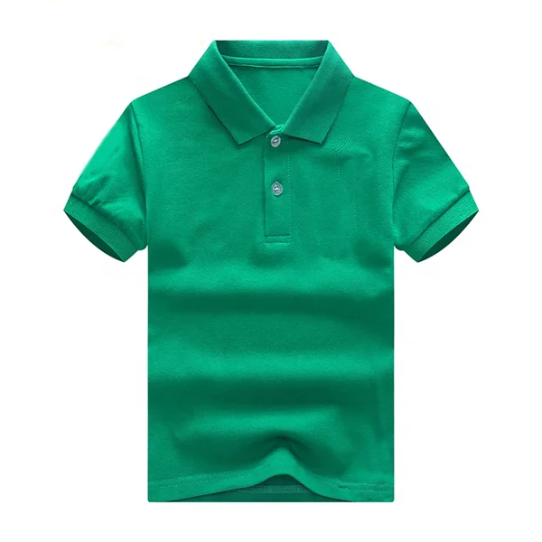new arrival autumn 100% cotton baby boy kids polo shirts for school uniform with long sleeve