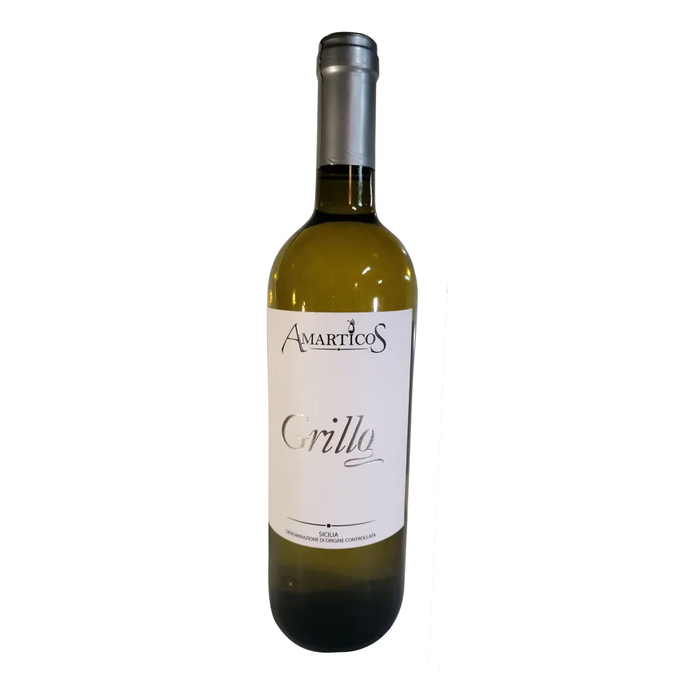 Top Product 2021- Famous Sicilian White Grillo Wine Perfect White Seafood