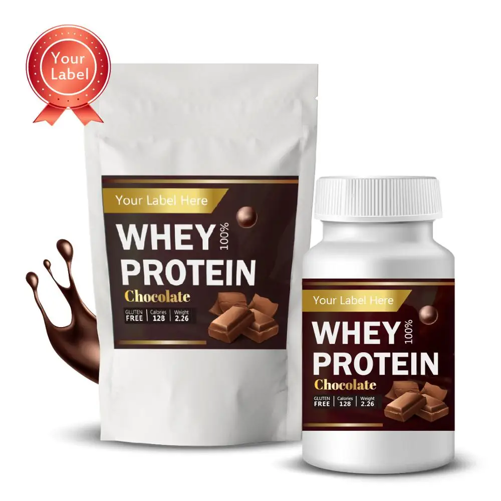 
supplement chocolate flavor whey protein powder 