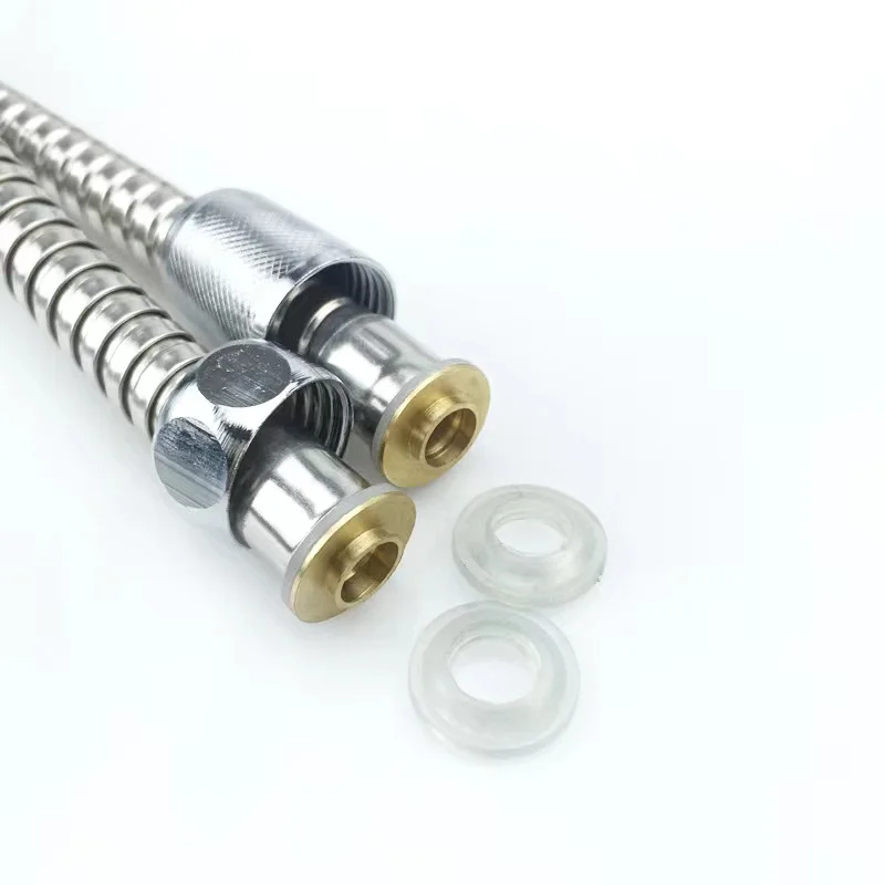 
Wholesale Stainless steel 201 pipe shower hose Electroplating encryption tube 70-75g plastic cover high quality 