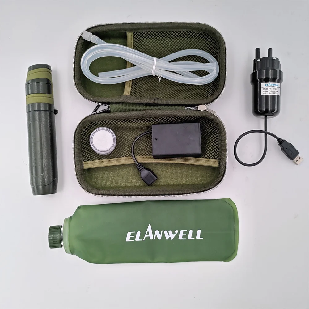
survival kit hiking military water filter camping 