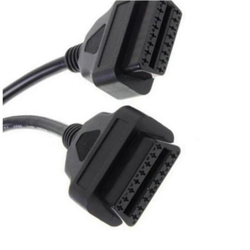 OBD2 Удлинительный кабель сплиттер 16 контактный Мужской Двойной Женский Y