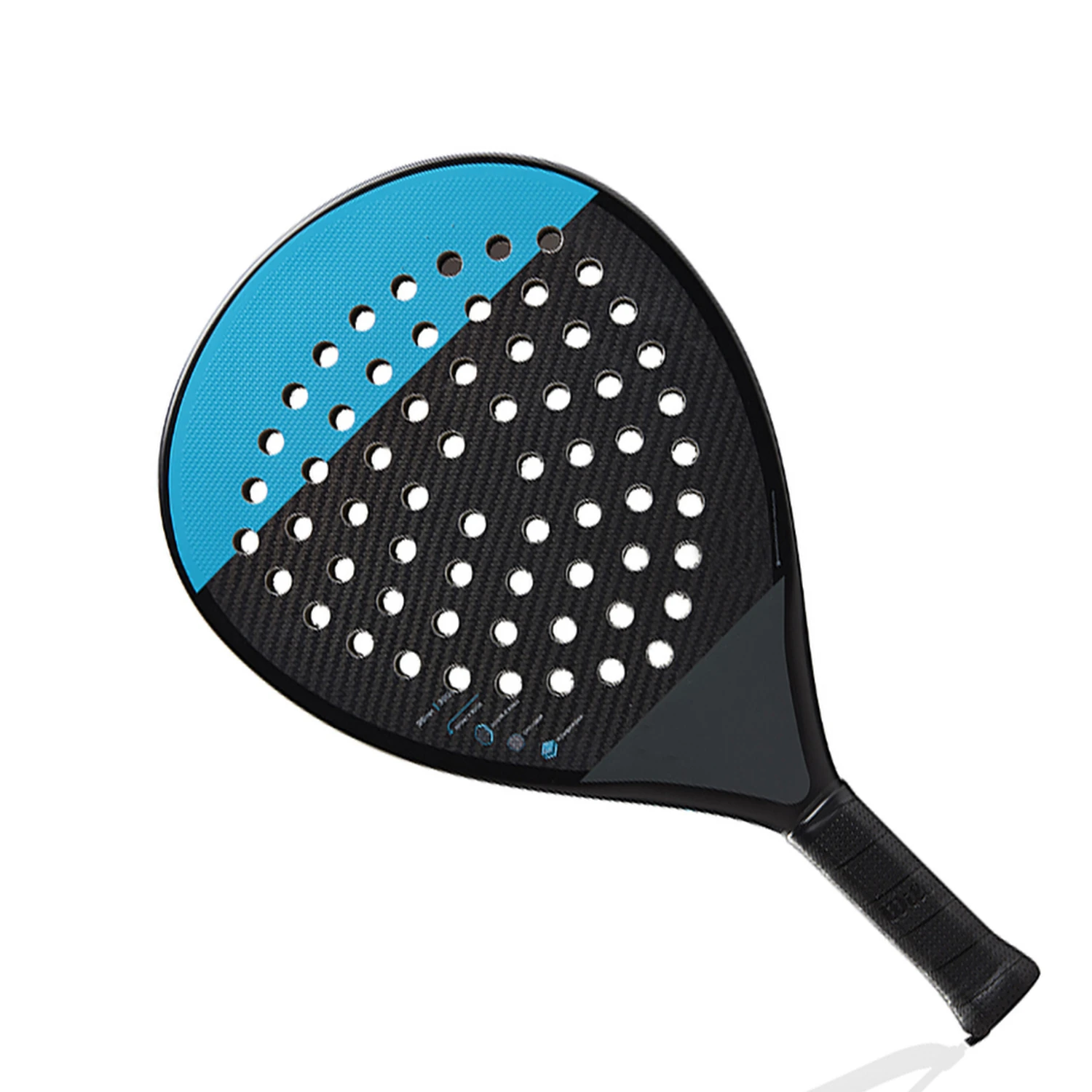 Best Sells Tennis Paddle Racket Paddle Carbon Fiber Surface with Diamond Shape POP Paddle Rackets