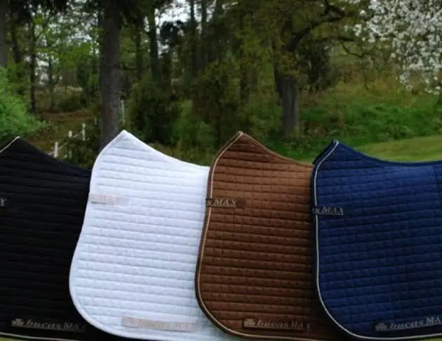 Horse Riding Polyester Fabric Saddle Pad High Comfort Polo race Saddle Pad/OEM Boomer Articles