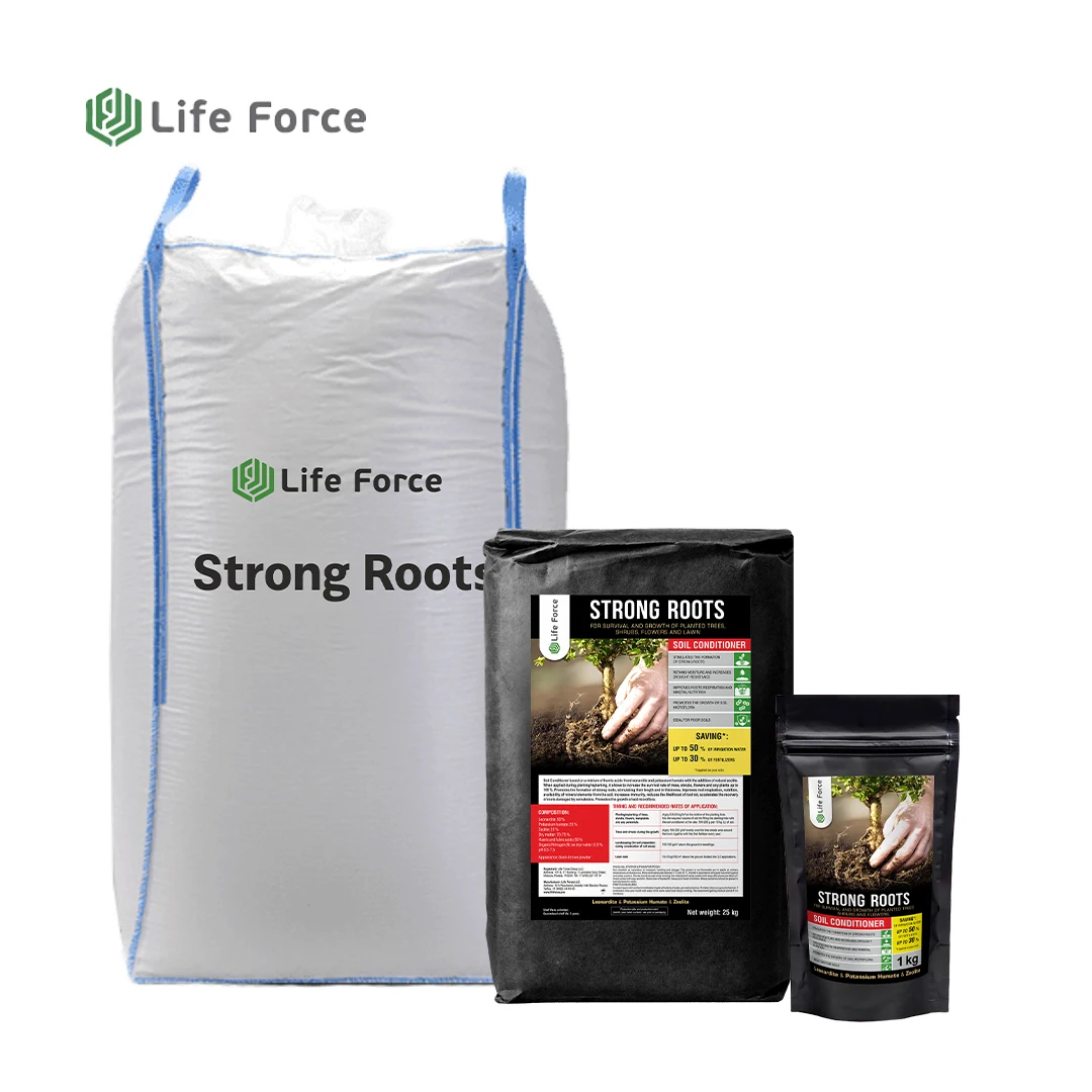 Compound Fertilizer Life Force SCS 203/1000 Strong Roots Organic Humic Acid Compound Fertilizer With Potassium & Zeolite